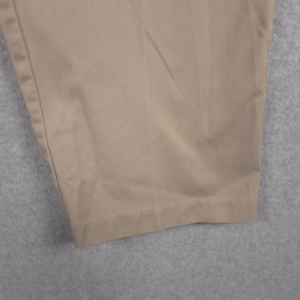 Dockers D3 Mens 34x30 Beige Khaki Flat Front Casual Chino Pants School